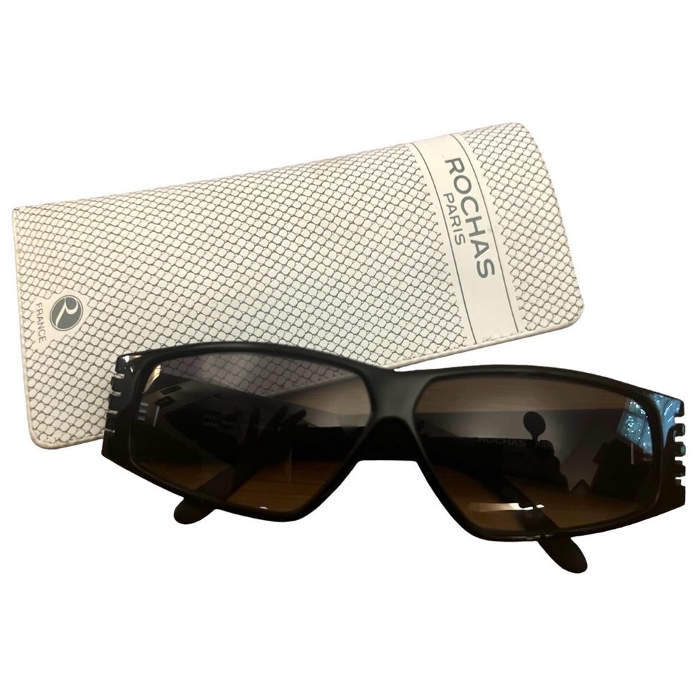 1980’s ROCHAS PARIS Angular Futuristic Sunglasses, Mod 4300, Made in France